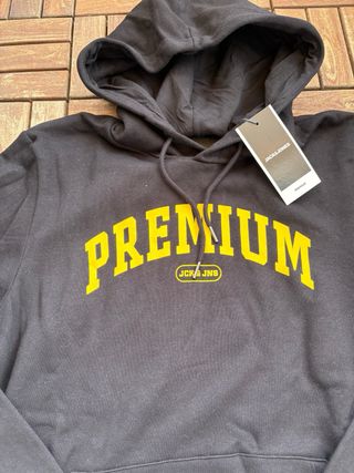 Sudadera Jack & Jones Hombre Negra