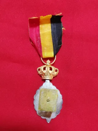 Medaglia Merito Lavoro Belga Corona Corona