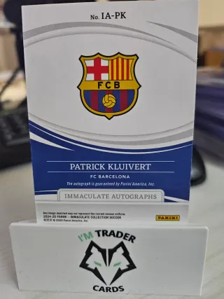 Patrick Kluivert Autografo Barcellona /49