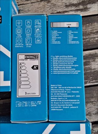 6 Lâmpadas LED E14 250 lm 3W