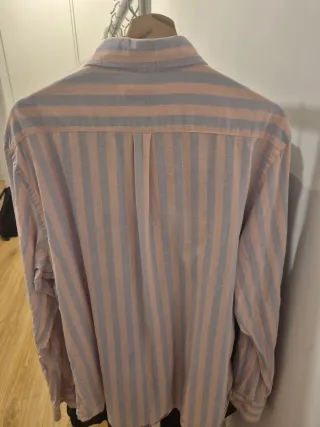 Camisa rayas algodón-lino