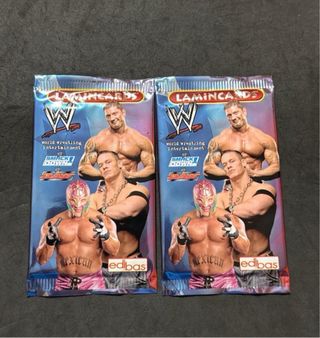 2 Bustine Lamincards WWE Edibas Sigillate