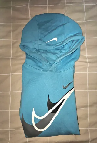 Sudadera Nike con capucha azul