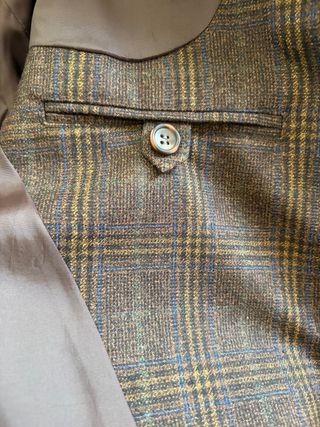 Americana de cuadros hombre