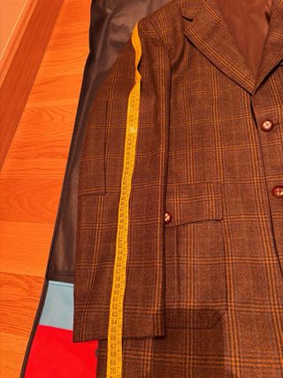 Americana de cuadros hombre