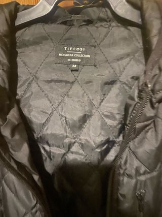 Plumífero Tiffosi Negro Talla M