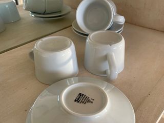 Juego 10 Tazas Té con Platito y Azucarera