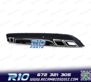 DIFUSOR MERCEDES CLASE C W205 AMG LOOK C63 SEDAN 14-17 + COL