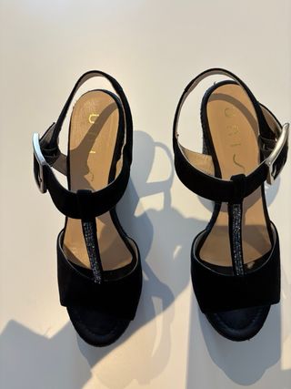 Sandalias Unisa Ante Negro Talla 37