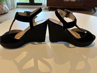 Sandalias Unisa Ante Negro Talla 37