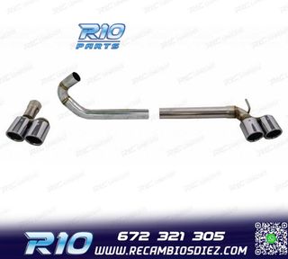 KIT ESCAPE BMW F30 F31 LOOK M3 COLAS DOBLES AMBOS LADOS