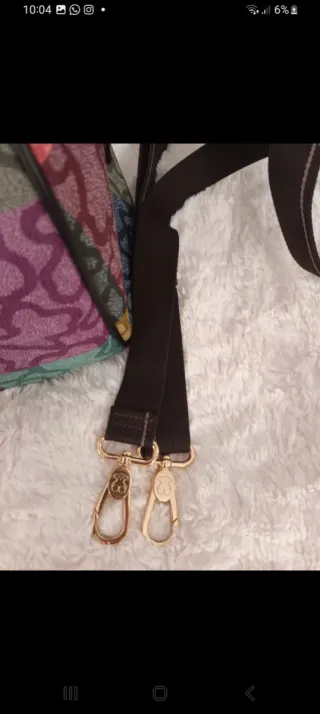 Bolso Tous Multicolor y Dorado.