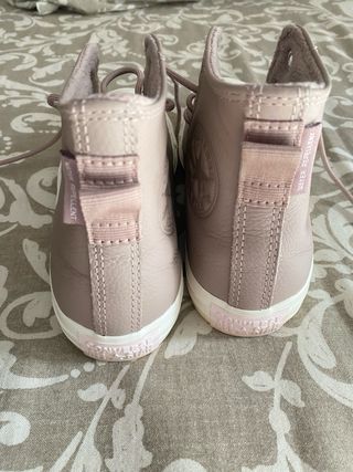 Converse Chuck Taylor All Star Cuero Rosa
