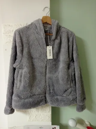 Giacca donna VANUE grigia corta in Coral