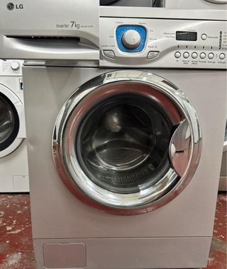 LAVADORA LG EN INOX DE 7 KILOS