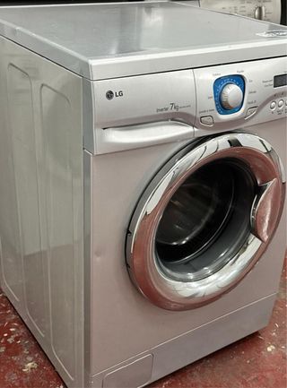 LAVADORA LG EN INOX DE 7 KILOS