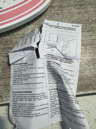 Cuna de Madera para muñecas 47x35x36