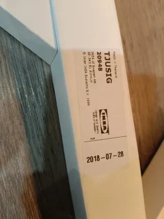 Appendiabiti Ikea Tjusig Bianco