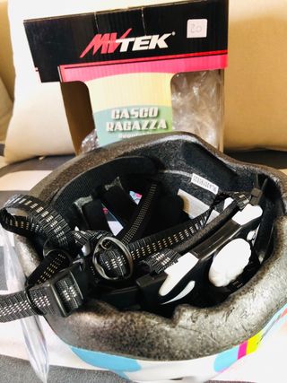 Casco bambina arcobaleno