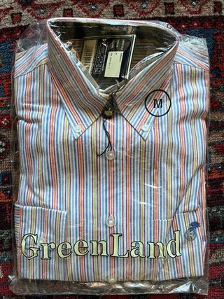 Camicia uomo Green Land righe taglia M