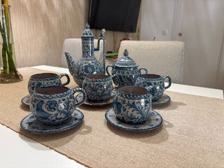 Juego de té granadino cerámica