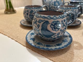 Juego de té granadino cerámica