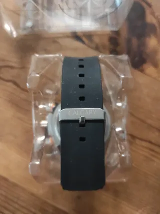 Reloj Calgary DAIKOKU Caballero Naranja Blanco.