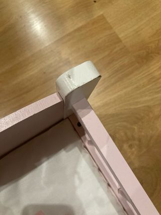 Cuna para muñecas rosa