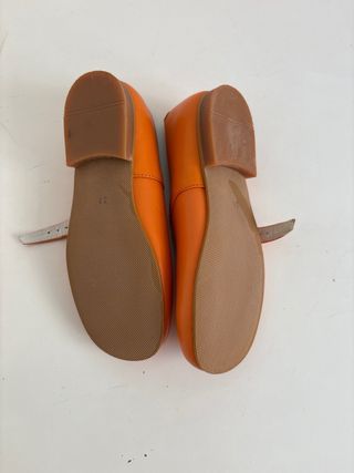 Zapatos Villena Piel Niña Naranja Talla 31