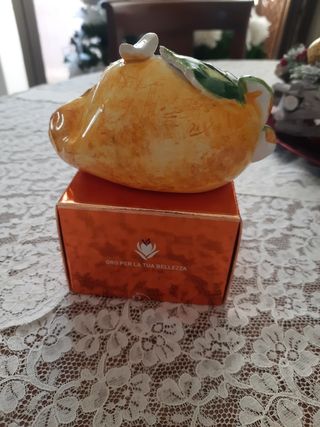 Presepe in ceramica dipinto a mano