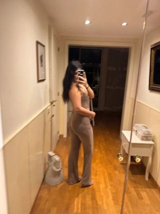 Conjunto sexy marrón talla S