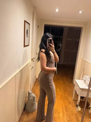 Conjunto sexy marrón talla S