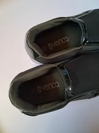 Zapatos Venca Talla 39 Negro/Verde