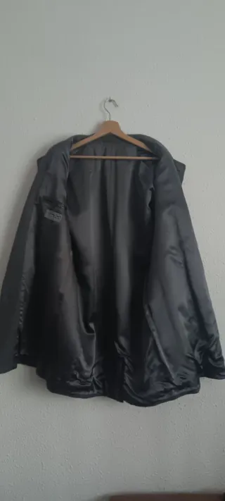 Chaquetón gris hombre