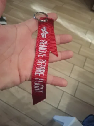 Portachiavi Alpha Industries Remove Before Flight