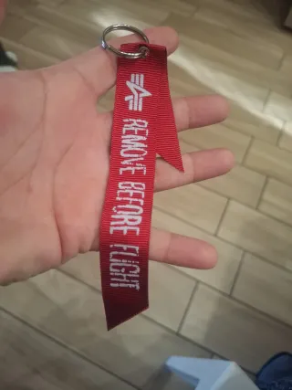 Portachiavi Alpha Industries Remove Before Flight