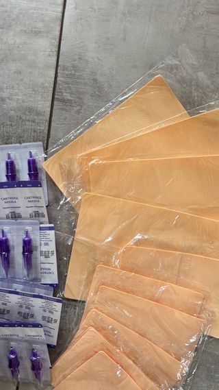 Pack Tatuaje Cartuchos Agujas y Manteles