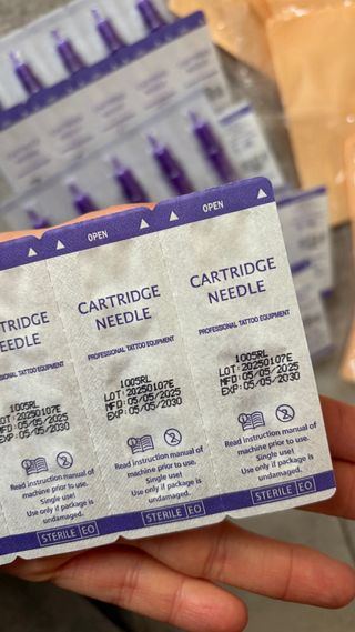 Pack Tatuaje Cartuchos Agujas y Manteles