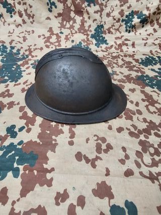 WW1 - Elmetto Adrian M16 con marchi