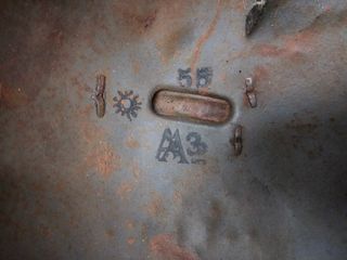 WW1 - Elmetto Adrian M16 con marchi