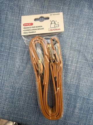 Manici borsa EMIPRO semipelle colore beige scuro