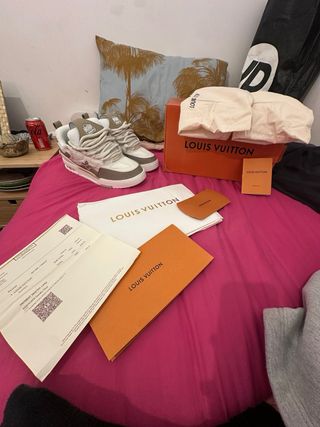 LV Skate Beige Blanco