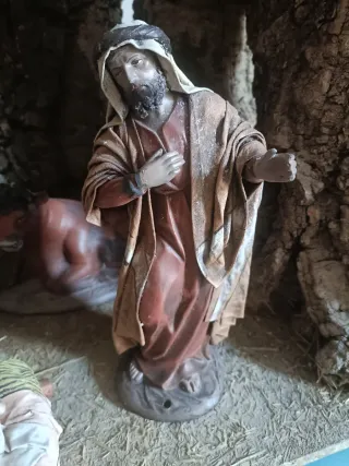 Nacimiento Belén Barro y Tela Artesanía