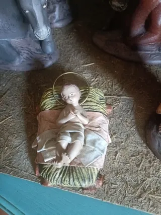 Nacimiento Belén Barro y Tela Artesanía