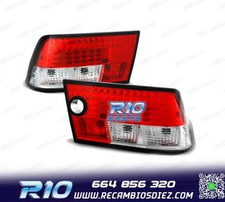 PILOTOS LED PARA OPEL CALIBRA 90-97 ROJO BLANCO LED