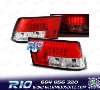 PILOTOS LED PARA OPEL CALIBRA 90-97 ROJO BLANCO LED