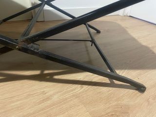 Mesa centro industrial madera y metal