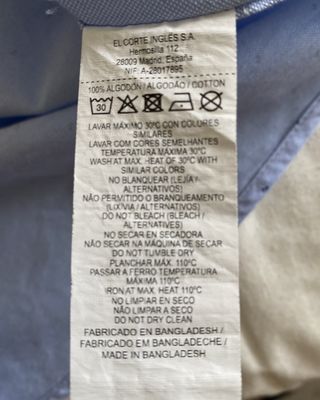 Camisa hombre adolescente/joven. El Corte Inglés.