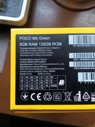 POCO M5 6GB RAM 128GB ROM