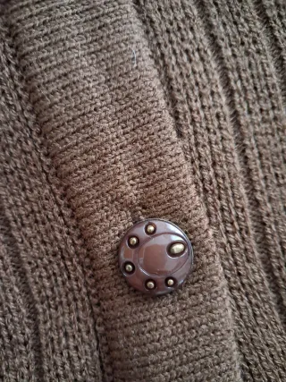 Cárdigan mujer marrón como nuevo